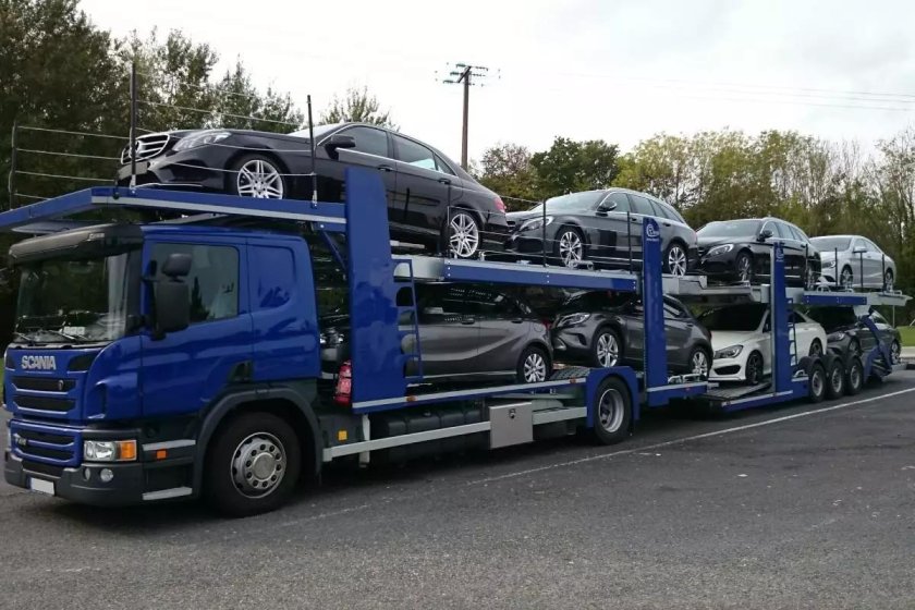 Скания автовоз Дальнобой