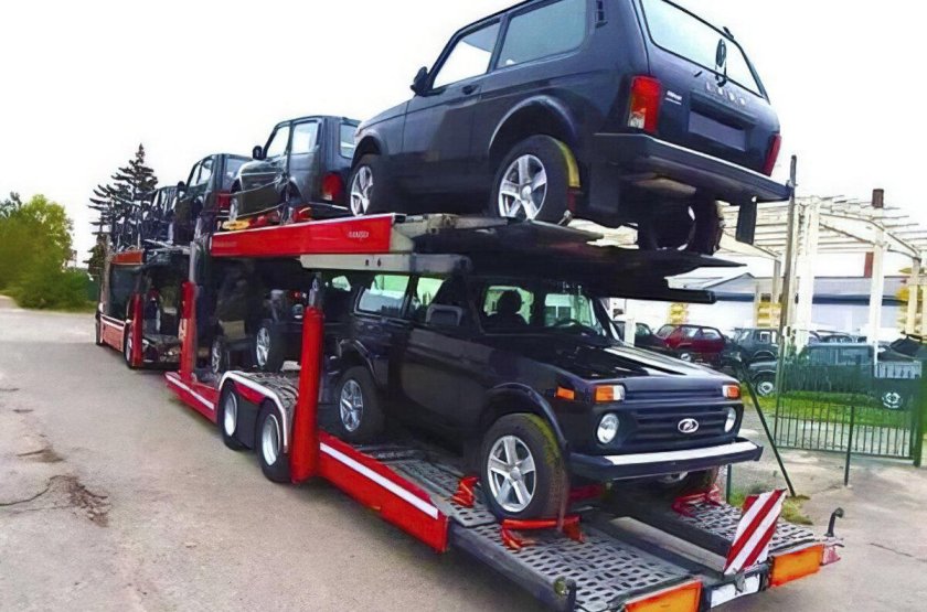 Автовоз с китайскими авто