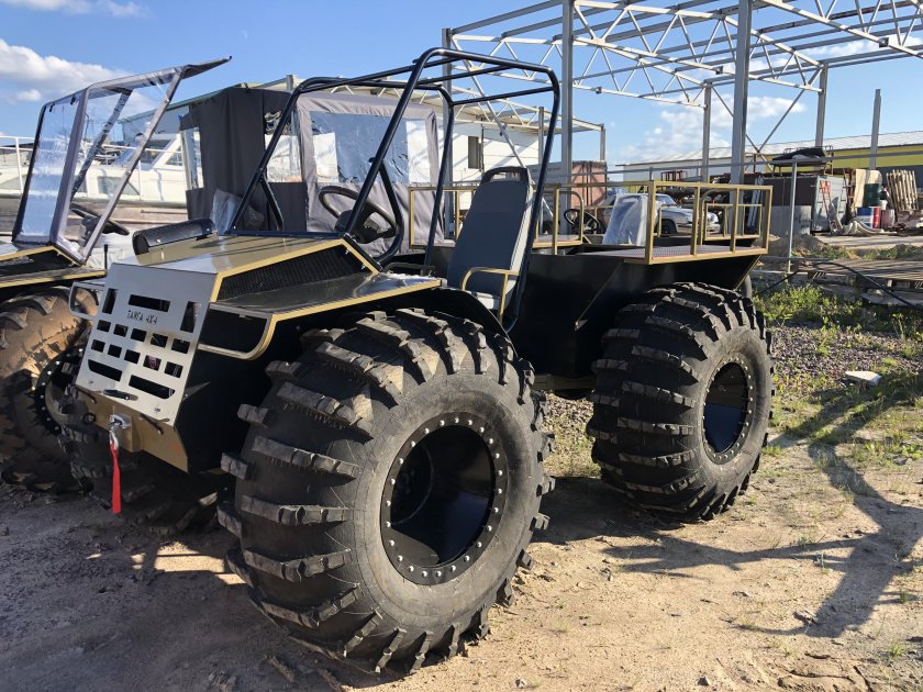 Вездеход на шинах низкого давления