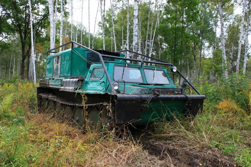 Вездеход ГАЗ-71 В тайге