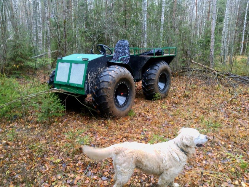 Тайга 4х4 плавающий снегоболотоход