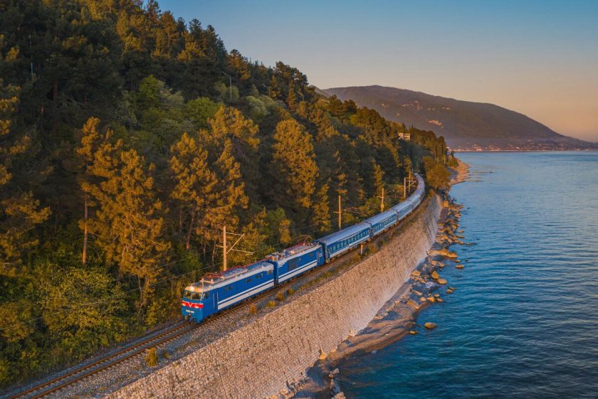 Ретро поезд Туапсе Сочи Гагра