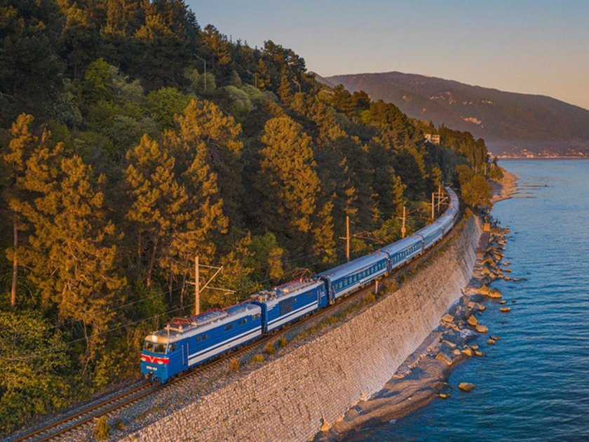 Туристический поезд Туапсе Гагра