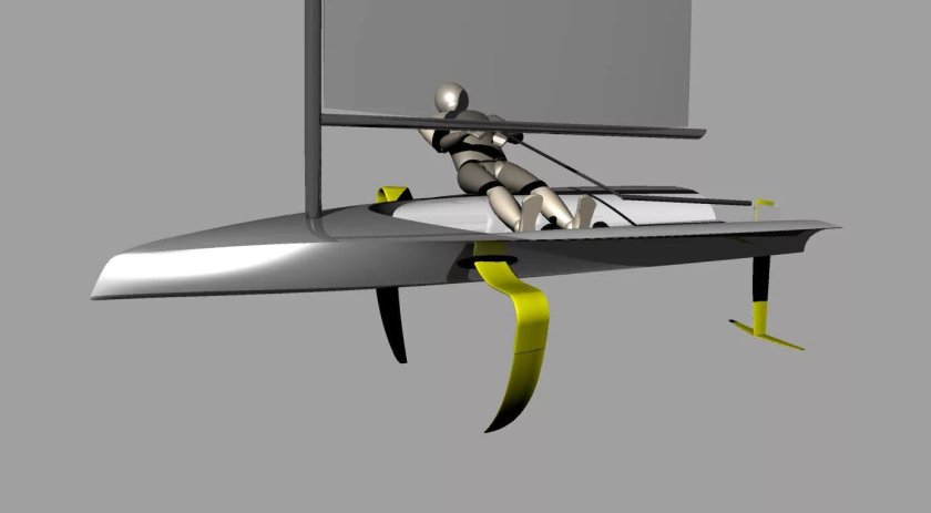 Катамаран гидрофойл