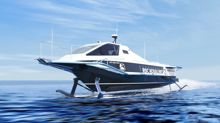 Яхта экраноплан