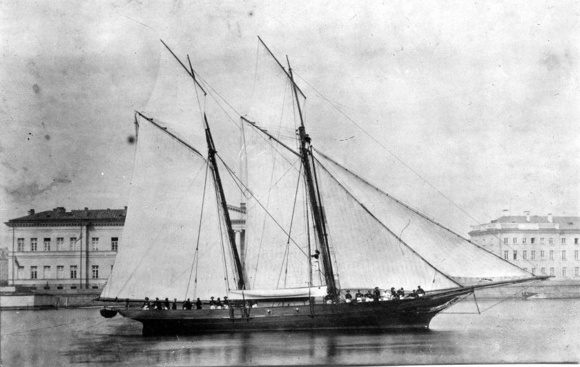 Яхта Никса цесаревича Николая Александровича