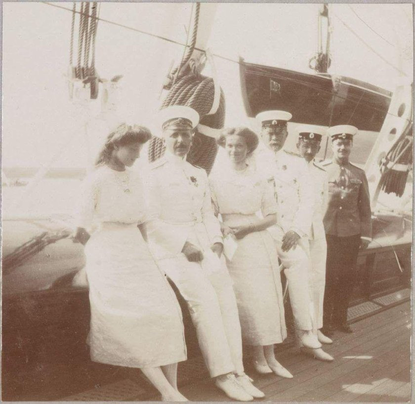 Романовы яхта Штандарт