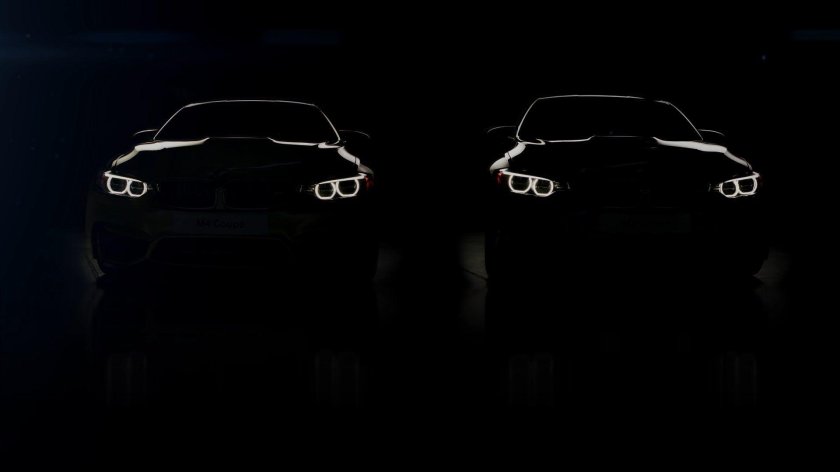 БМВ f10 в темноте