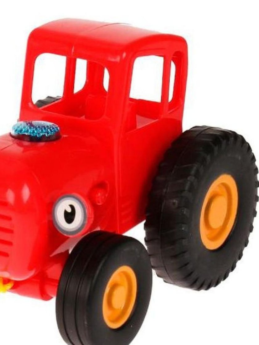 Музыкальная игрушка-каталка "синий трактор"