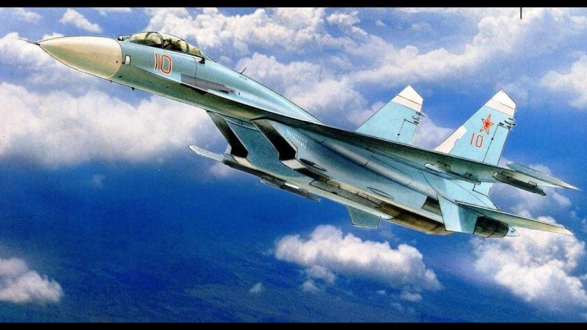 Самолёт истребитель Су 27