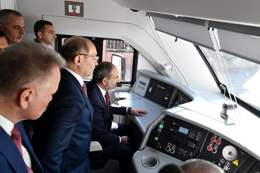 Электропоезд Ереван Гюмри