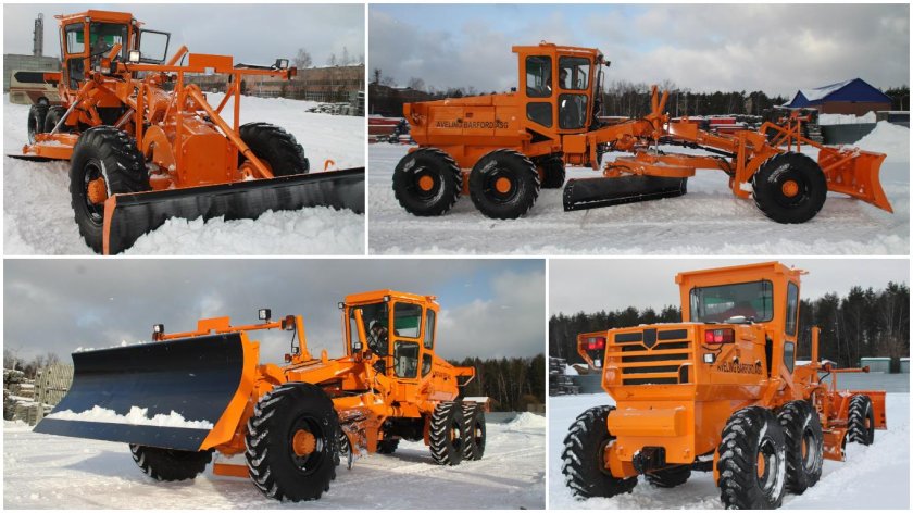 Автогрейдер снегоуборочный