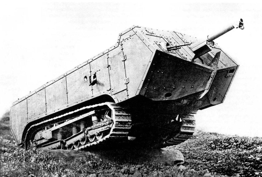 Французский танк Saint-Chamond