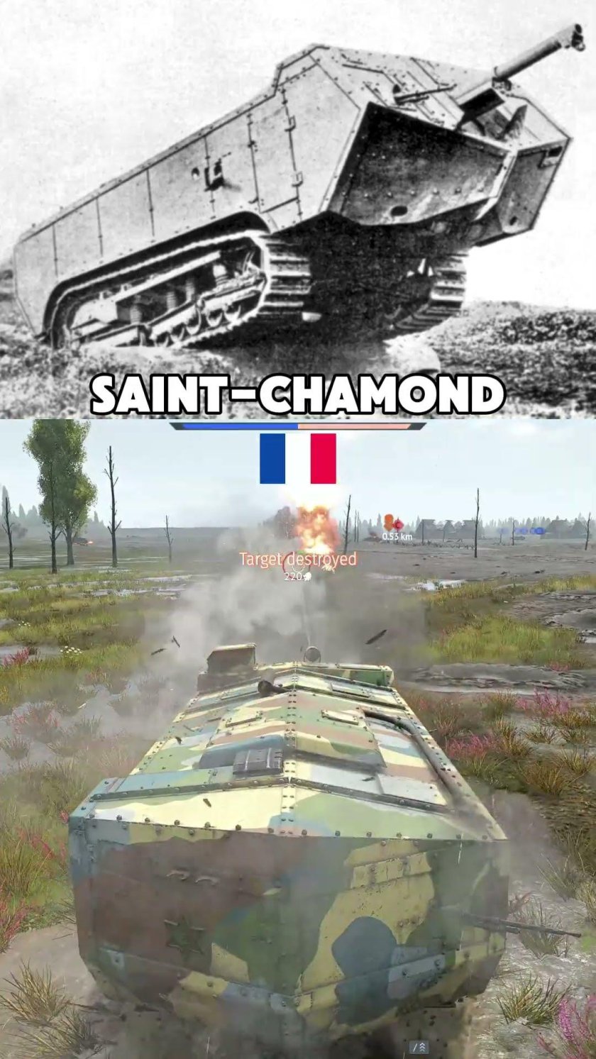 Французский танк saint-chamond
