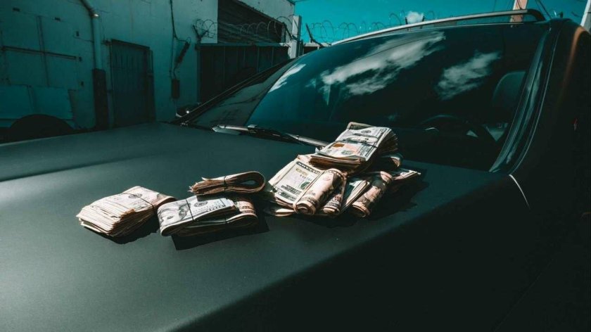 Деньги в машине