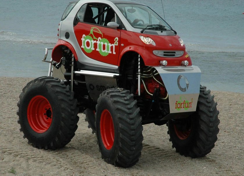 Дэу Матиз монстр трак