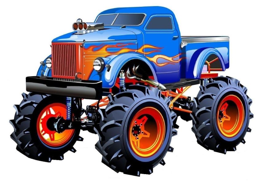 Монстер трак вектор