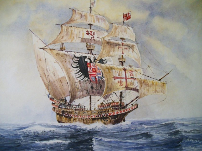Испанский Галеон 17 века