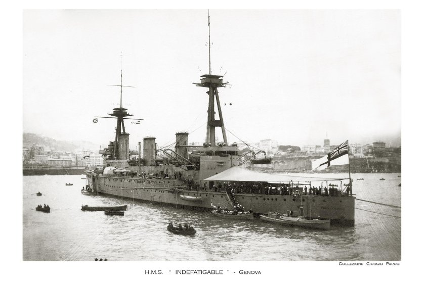 HMS indefatigable 1909
