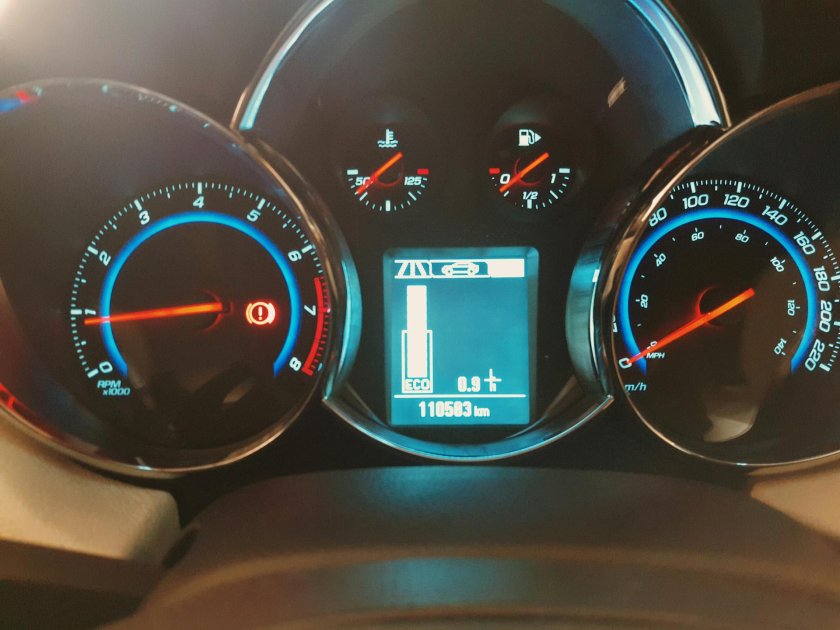 Приборка Шевроле Круз LTZ