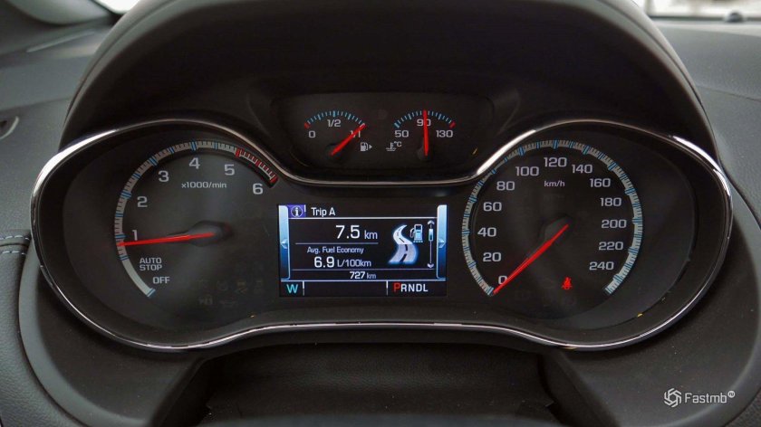 Цифровой спидометр Chevrolet Cruze