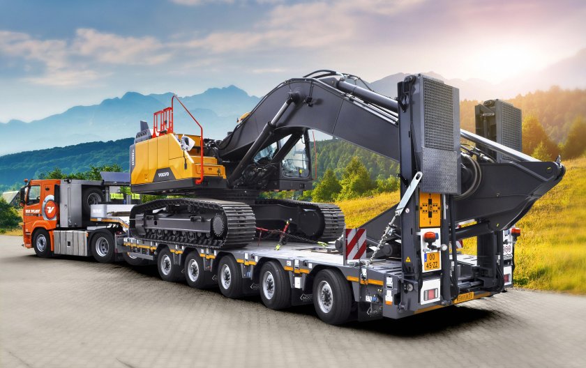 Пятиосный трал