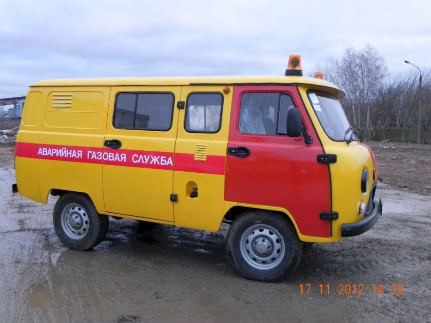 УАЗ Буханка 04 газовая служба