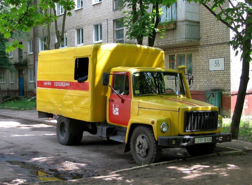 ГАЗ 3309 ремонтная машина