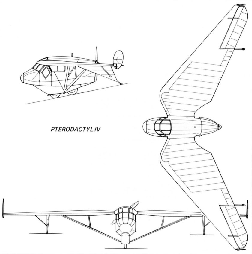 Чертёж центроплана Skywalker x8