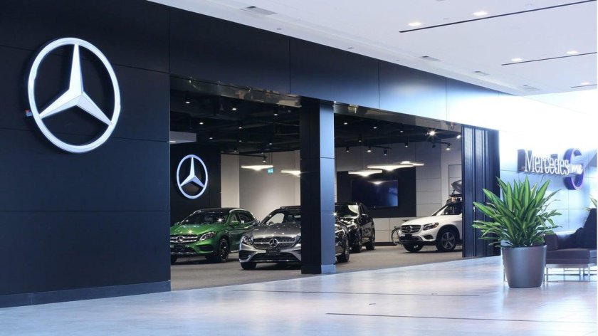 Завод Мерседес Бенц в Германии