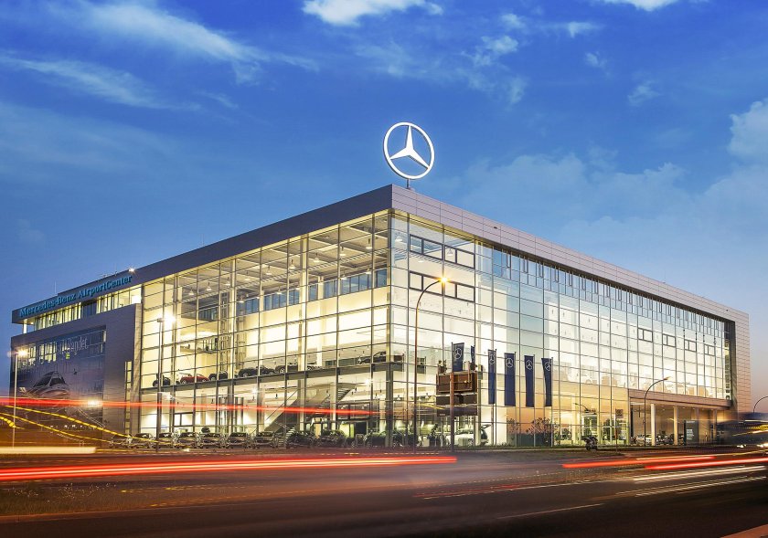 Главный офис Мерседес Бенц в Германии