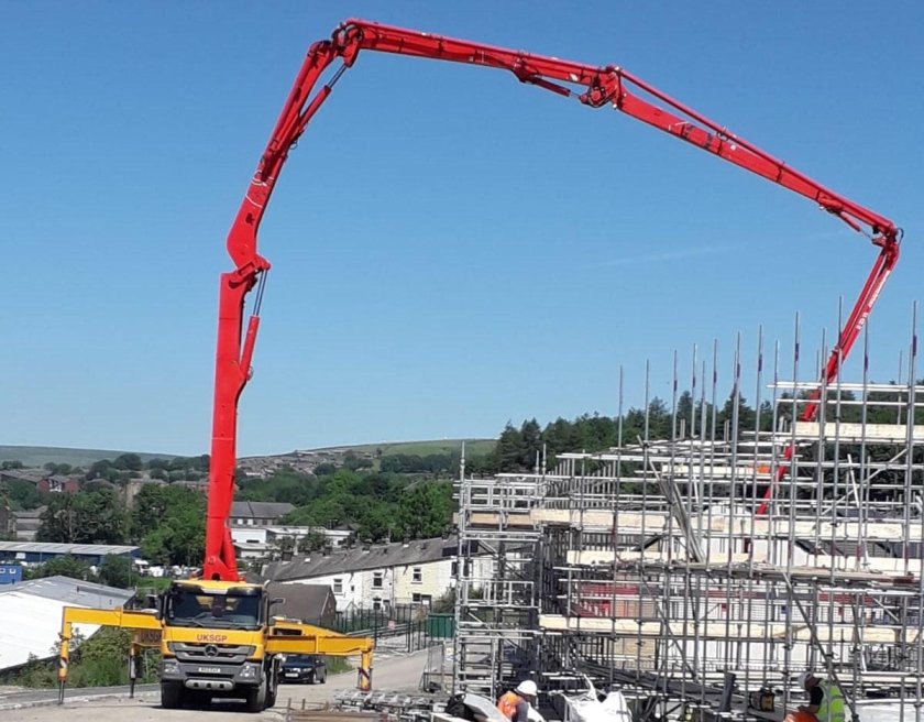 Автобетононасос 38 метров