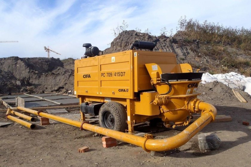 Стационарный бетононасос CIFA