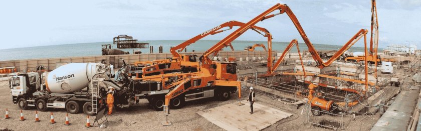 Бетононасос Либхер 52 метра