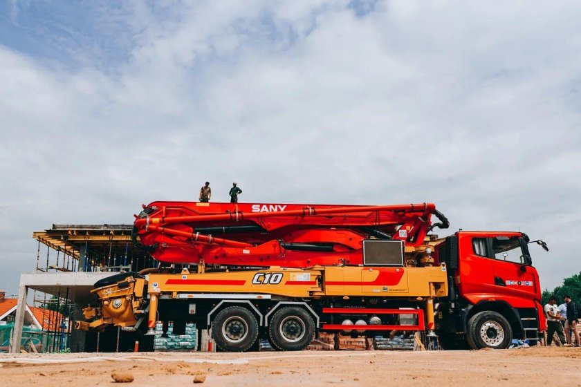 Автобетононасос sany sy5400thb-45