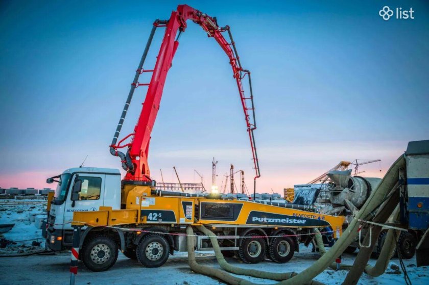 Автобетононасос 28 метров