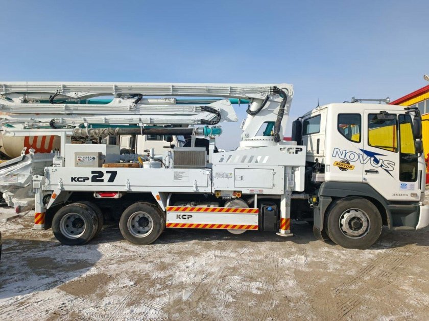 Автобетононасос кср 37zx5170 на шасси daewoo novus