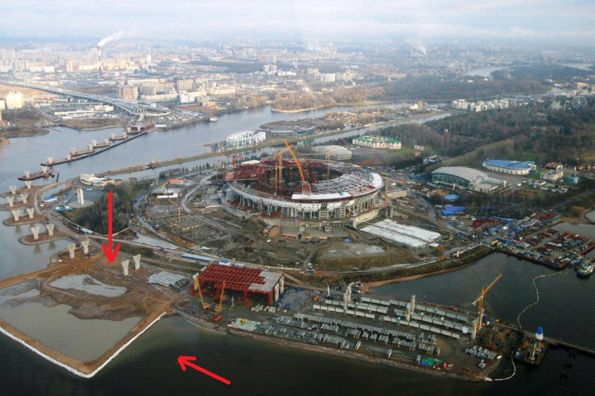 Намыв у Крестовского острова