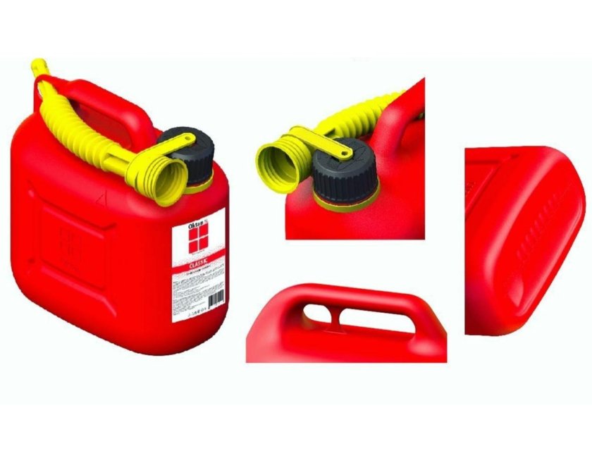 Канистра гсм oktan классик 5л (красный)