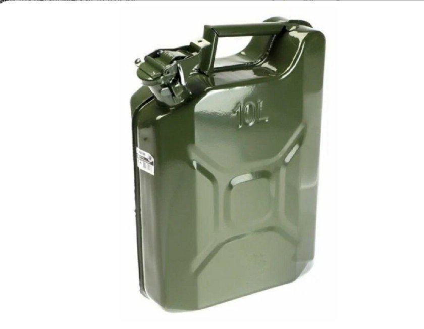 Канистра для бензина 10 л металлическая
