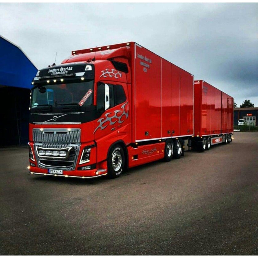 Грузовые фуры Вольво