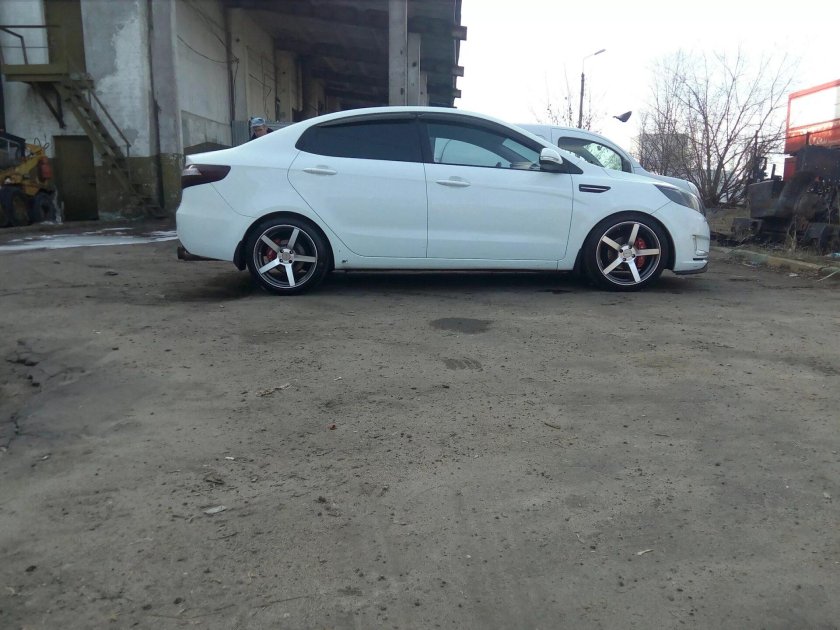 Киа Рио на 17 дисках Воссен