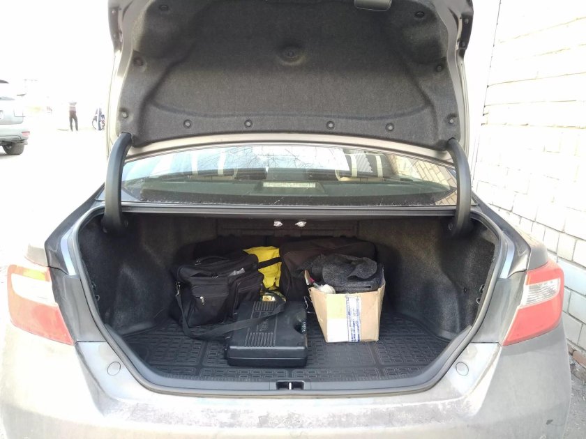 Ширина багажника Камри 50