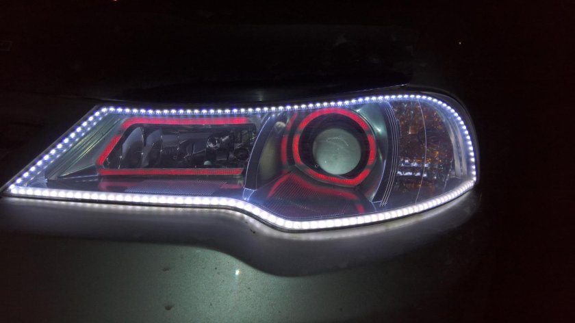 Задние led фары на Daewoo Nexia