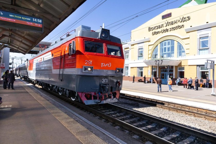 Станция Улан-Батор Монголия