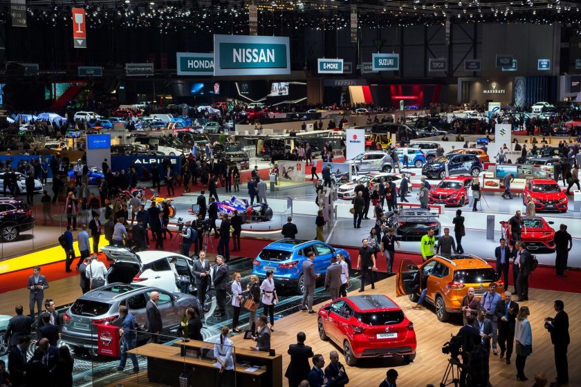 Zeneva International show Motors 2022 auto