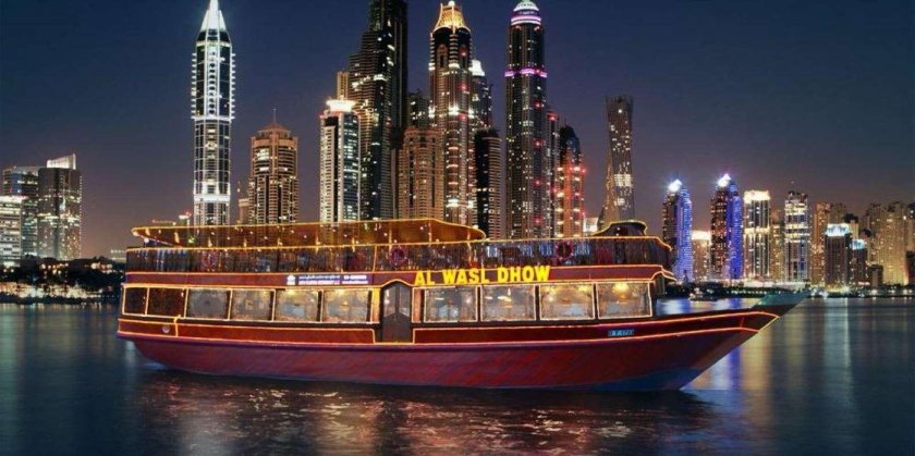 Дубай dhow cruise