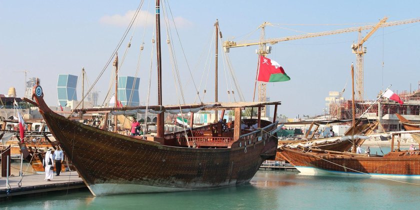 Арабский дау корабль