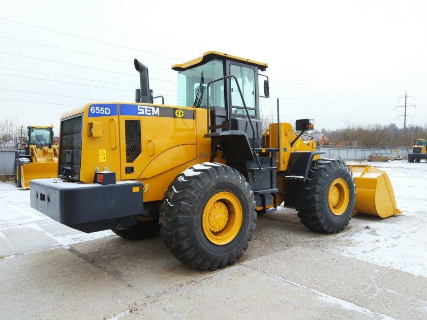 Sem 655d фронтальный погрузчик