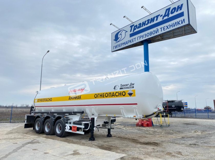 Устройство полуприцепа газовоза